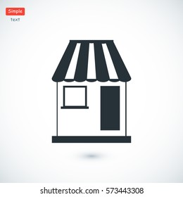 shop icon, vector best flat icon, EPS