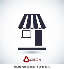 shop icon, vector best flat icon, EPS