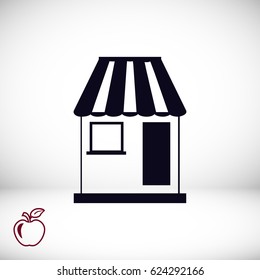 shop icon, vector best flat icon, EPS