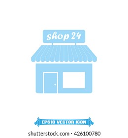 shop icon vector illustration