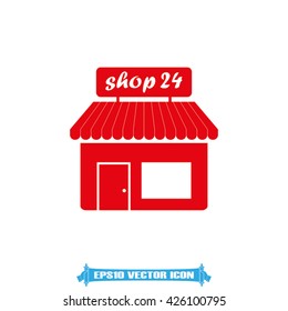 shop icon vector illustration