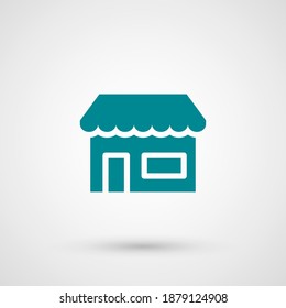 shop icon. Vector illustration EPS 10.