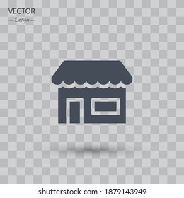 shop icon. Vector illustration EPS 10.