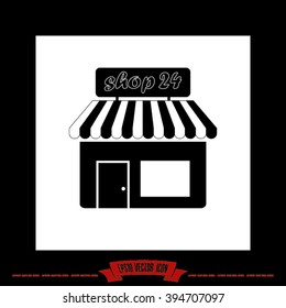 shop icon vector illustration eps10.