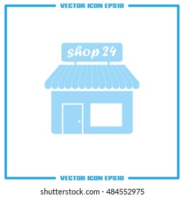 shop icon vector illustration eps10.