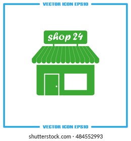 shop icon vector illustration eps10.