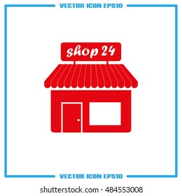shop icon vector illustration eps10.