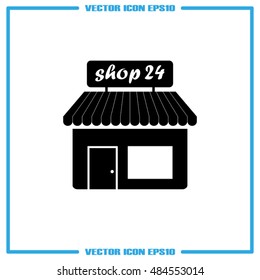 shop icon vector illustration eps10.