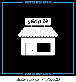 shop icon vector illustration eps10.