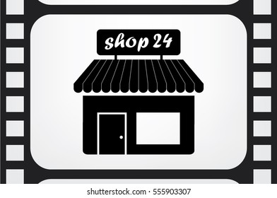 shop icon vector illustration eps10.