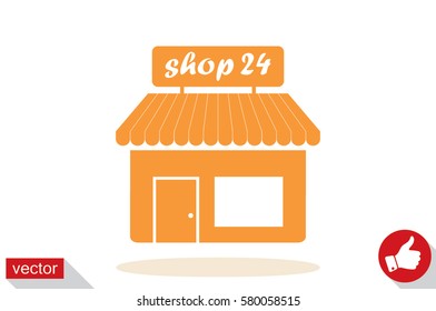 shop icon vector illustration eps10.