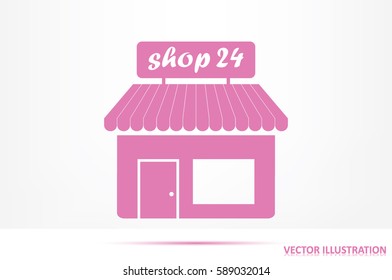 shop icon vector illustration eps10.