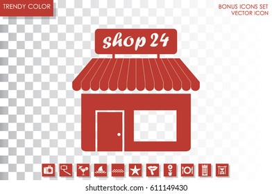 shop icon vector illustration eps10.