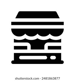 shop icon. vector line icon for your website, mobile, presentation, and logo design.