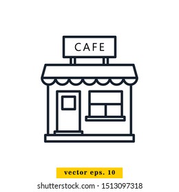 Shop Icon Vector Logo Design Template