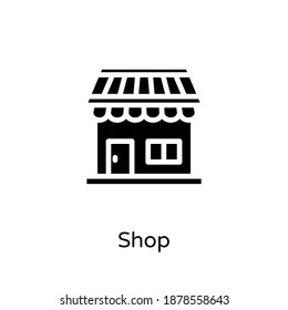 Shop icon in vector. Logotype