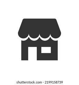 Vector de iconos de compras, icono de mercado