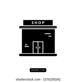 Shop Icon Vector - Sign or Symbol