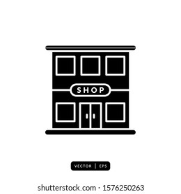 Shop Icon Vector - Sign or Symbol