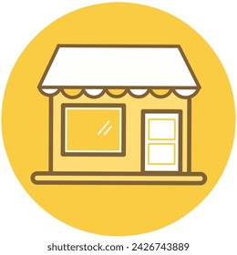 Shop Icon Shop Vector stock illustration