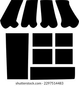 shop icon vector symbol design illustration