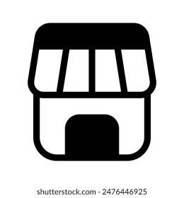 Shop Icon Vector Symbol Design Illustration