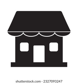 shop icon vector template illustration logo design