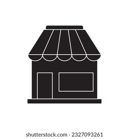 Vektorgrafik-Logo-Design des Ladenbildes