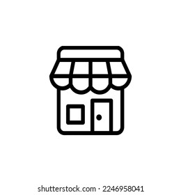 shop icon vector,isolated on white background