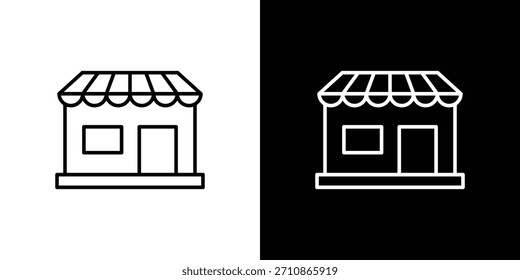 Ícones de compra. ícones de vetor de desenho de linha