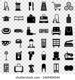 Shop icons set. Simple style of 36 shop vector icons for web for any design