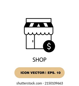 shop icons  symbol vector elements for infographic web