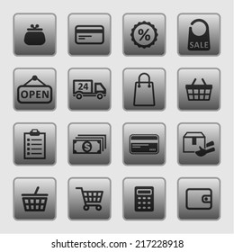 Shop icons for web