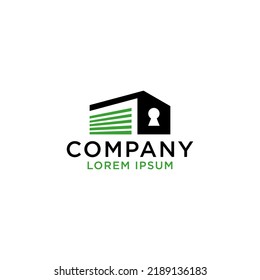 shop and keyhole logo, ico and vector