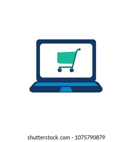 Shop Laptop Icon Design