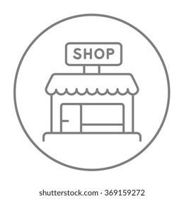 Shop line icon.