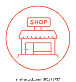 Shop line icon.
