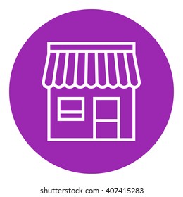 Shop line icon.