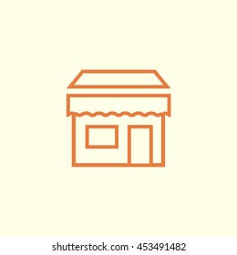 shop line icon