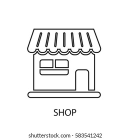 shop line icon
