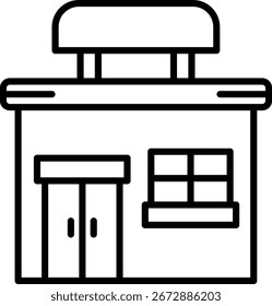 Design de ícone de vetor Shop Line