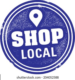 Shop Local Small Business Stamp