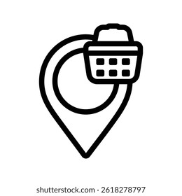 Ícone de local de compra, Gráficos vetoriais
