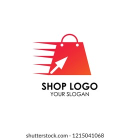 Shop Logo Design Stock Vector (Royalty Free) 1215041074