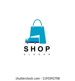 Shop Logo Design Vector