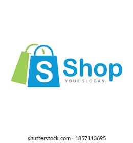 Shop Center Logo Template Design Vector Stock Vector (Royalty Free ...