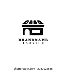 plantilla de diseño de icono de logotipo de tienda vectores modernos