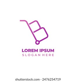 Shop logo initial B for linear style shop logo