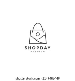 shop logo line minimalist design cool