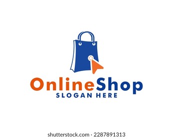 shop logo, Online Shop logo designs template, Shopping bag logo symbol icon, shop Logo template